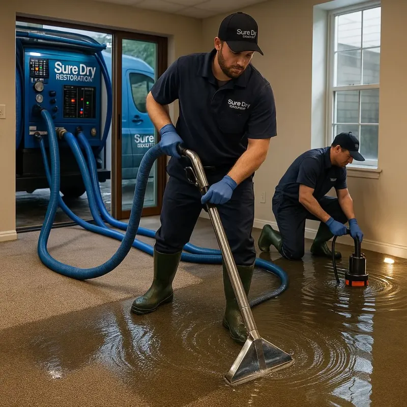 Water Extraction and Removal process in Holts Summit, MO